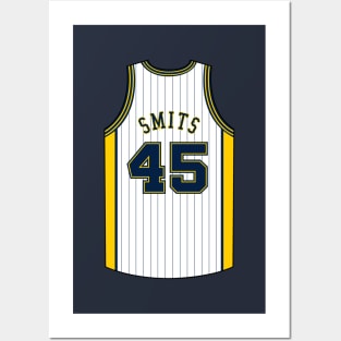 Rik Smits Indiana Jersey Qiangy Posters and Art